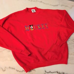 Mickey Mouse Red Sweater
